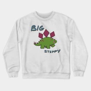 Big Steppy Meme Dino Crewneck Sweatshirt